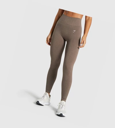 Gymshark Adapt Fleck Seamless High Waisted Leggings Dame Brune | GRATUL297