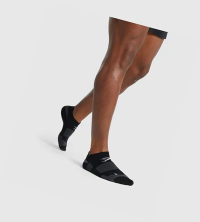 Gymshark Ankle Performance Sokker Dame Svarte | DRWBPK087