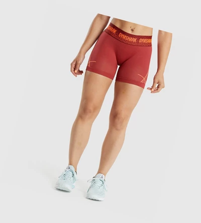 Gymshark Apex Seamless Low Rise Shorts Dame Burgunder | FXZSNR712