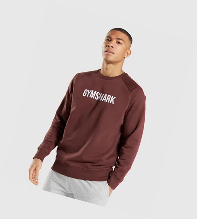 Gymshark Apollo Crew Klær Herre Rosa Brune | WLABEF439