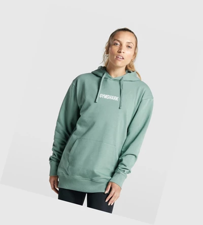 Gymshark Apollo Grafiske Oversized Klær Dame Lyse Grønn | TSKPWR136