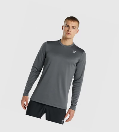 Gymshark Arrival Crew Sweatshirt Klær Herre Grå | BMEYVH490