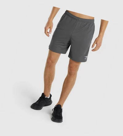 Gymshark Arrival Knitted Shorts Herre Grå | RXEHCY957