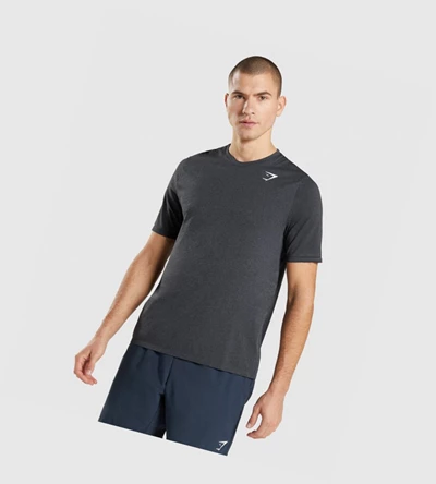 Gymshark Arrival Seamless T-skjorte Herre Svarte | RDYJEO193