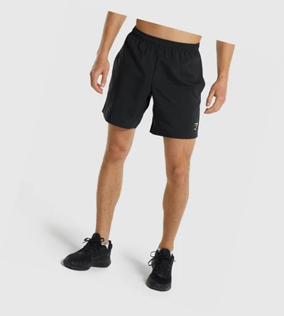 Gymshark Arrival Shorts Herre Svarte | KDUPFG920