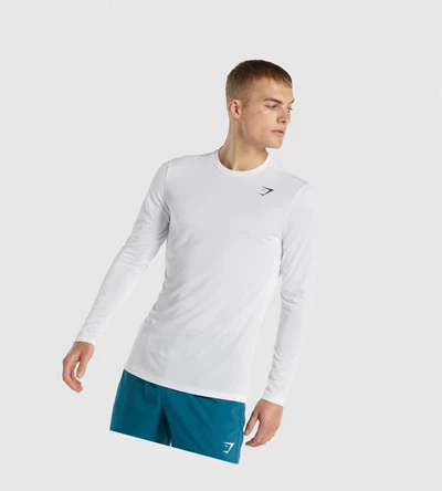 Gymshark Arrival T-skjorte Herre Hvite | DPKTQN976