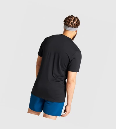 Gymshark Arrival T-skjorte Herre Svarte | OGBXIH978