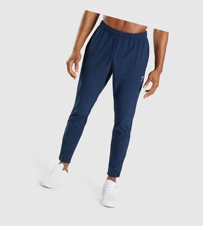 Gymshark Arrival Woven Joggebukser Herre Marineblå | CEGORU803