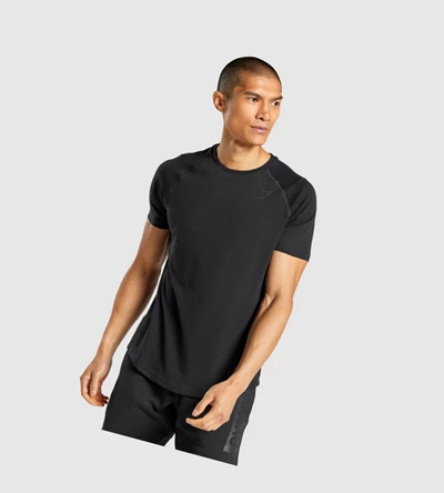 Gymshark Bold T-skjorte Herre Svarte | SROVKT015