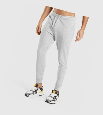 Gymshark Crest Joggebukser Herre Lyse Grå | VAWNLM049