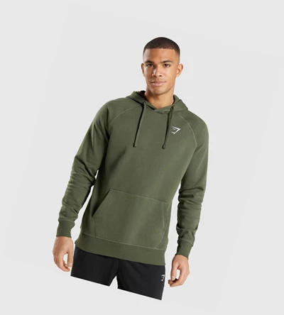 Gymshark Crest Klær Herre Olivengrønne | GLMFWQ429