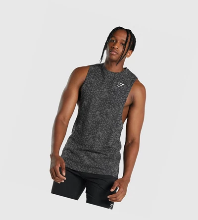 Gymshark Critical 2.0 Drop Arm Singlet Herre Grå | DLJUEK695