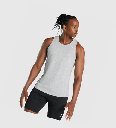 Gymshark Critical 2.0 Singlet Herre Lyse Grå | WFVHMC428