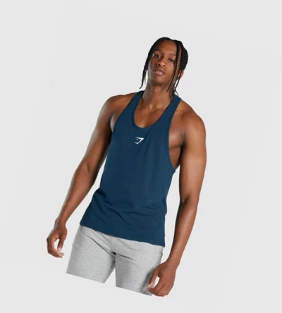 Gymshark Critical 2.0 Singlet Herre Marineblå | BQGWOV375