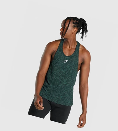 Gymshark Critical 2.0 Singlet Herre Mørke Grønn | TGZNLA652