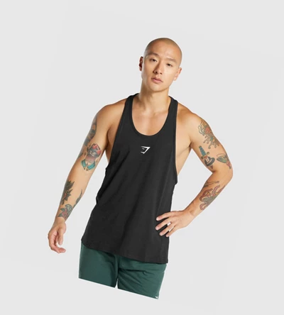 Gymshark Critical 2.0 Singlet Herre Svarte | RFTYVH892