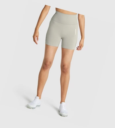 Gymshark Energy Seamless Shorts Dame Lyse Grå | OSFVRB418