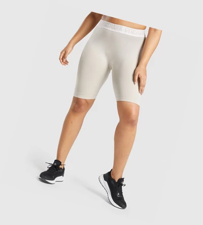 Gymshark Fit Seamless Cycling Shorts Dame Grå | NHYGDV047