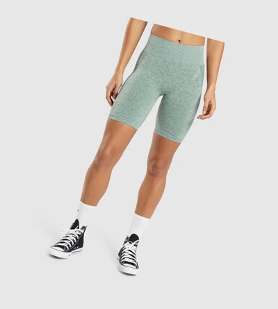 Gymshark Flex Cycling Shorts Dame Grønn | DWXOJS291