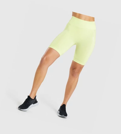 Gymshark Flex Cycling Shorts Dame Lyse Grønn | CQIMJD248