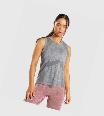 Gymshark Flex Loose Top Singlet Dame Grå | JSWULX684