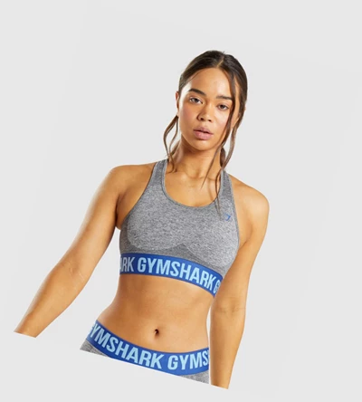 Gymshark Flex Sports Bh Dame Grå | XCNHPD104