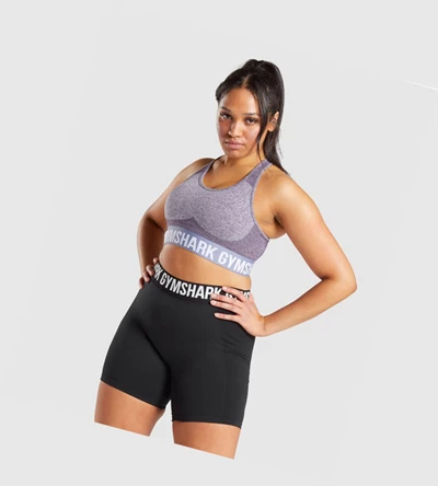 Gymshark Flex Sports Bh Dame Lilla | BVNSCF723