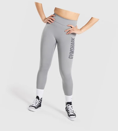 Gymshark GS Power High Waisted Leggings Dame Grå | OATDMB501