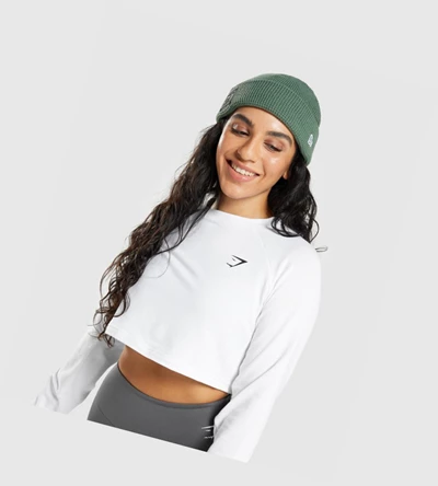 Gymshark New Era Fishermans Beanie Headband Dame Grønn | JNQIDO791