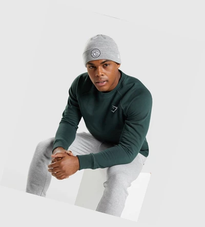 Gymshark New Era Legacy Cuff Knit Headband Dame Grå | LFDPMT708