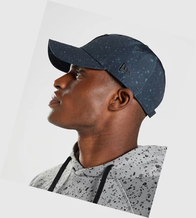 Gymshark New Era Universe Print Headband Herre Marineblå Hvite | VCAFWZ014