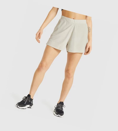 Gymshark Pause Loose Shorts Dame Grå | HUOEZY745