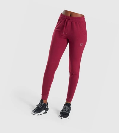 Gymshark Pippa Trenings Joggebukser Dame Burgunder | DNIOPR785