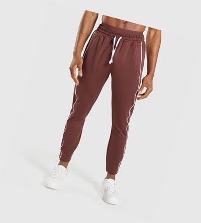 Gymshark Recess Joggebukser Herre Rosa Brune Hvite | ZSWQYX295