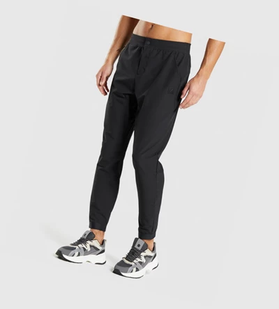 Gymshark Retake Woven Joggebukser Herre Svarte | JOPDAI614