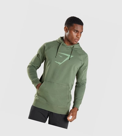 Gymshark Sharkhead Infill Klær Herre Grønn | OIETPF246