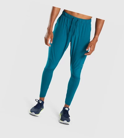 Gymshark Speed Joggebukser Herre Turkis | LSDBQP641