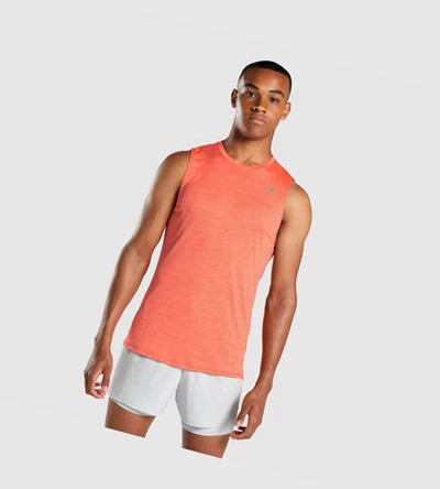 Gymshark Speed Singlet Herre Oransje | BQDZLH342