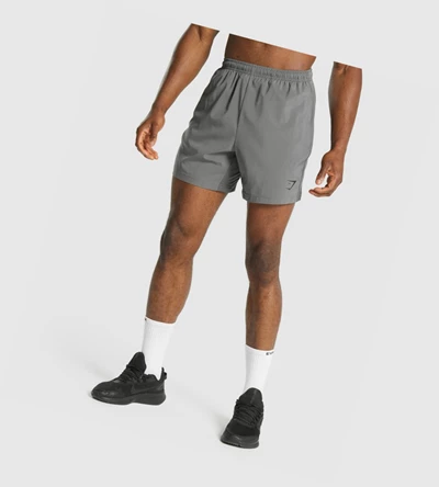 Gymshark Sports Shorts Herre Grå | TGXNFO503