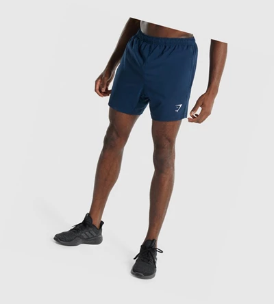 Gymshark Sports Shorts Herre Marineblå | IXPMDE920