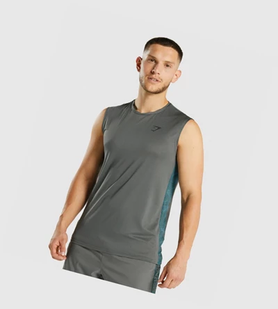 Gymshark Sports Singlet Herre Grå | LPWIQZ187