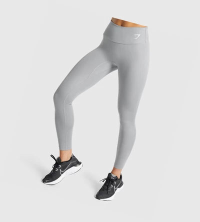 Gymshark Trenings High Waisted Leggings Dame Grå | HZPDMA384