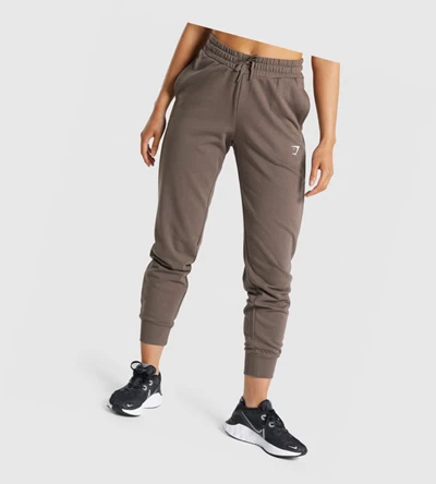 Gymshark Trenings Joggebukser Dame Brune | IQRODZ230