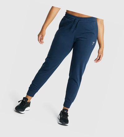 Gymshark Trenings Joggebukser Dame Marineblå | RKCJSV325