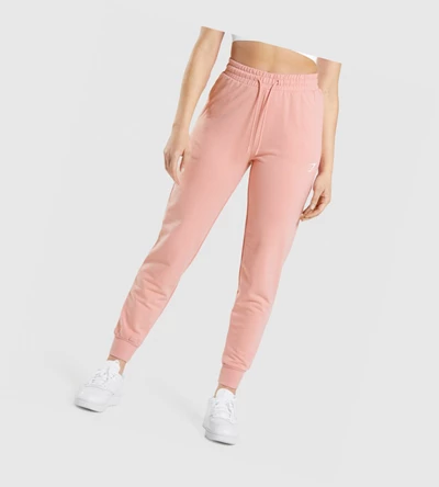 Gymshark Trenings Joggebukser Dame Rosa | GIRLKM704