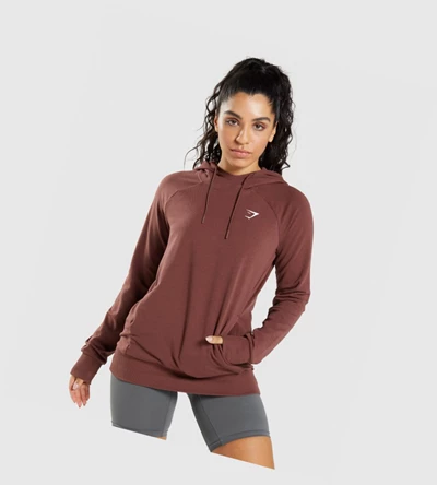 Gymshark Trenings Klær Dame Rosa Brune | HSKUJL489