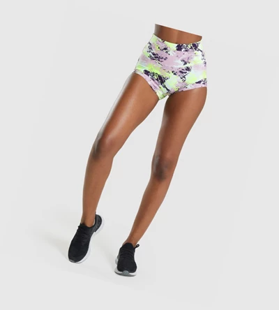 Gymshark Trenings Kort Length Shorts Dame Camouflage | CEUPIR380