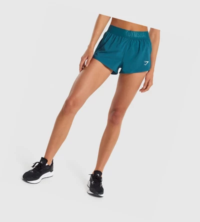 Gymshark Trenings Loose Fit Shorts Dame Turkis | JNKVTY802