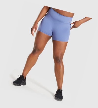 Gymshark Trenings Shorts Dame Blå | AUDCSX526