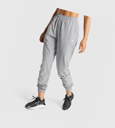 Gymshark Trenings Woven Joggebukser Dame Grå | XKRFDY734